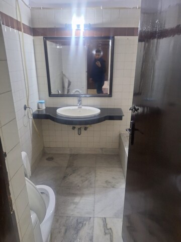 Bathroom in 2 BHK Builder Floor at Hauz Khas Enclave – for Rent