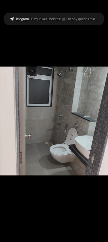 Bathroom in 2 BHK Apartment at Ashar Axis, Majiwada – for Rent