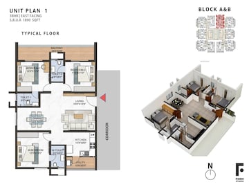 3 BHK Apartment For Resale in Greenspace Marvel Puppalaguda Hyderabad  8164559