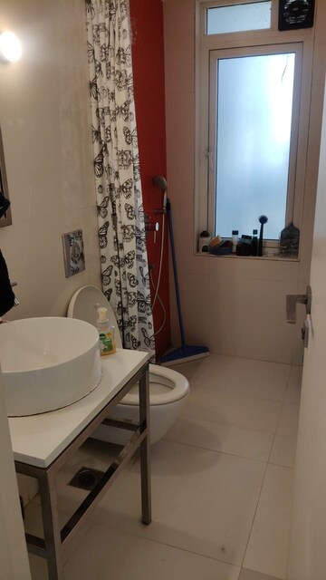 Bathroom in 2 BHK Apartment at Rustomjee Erika, Bandra East – for Rent