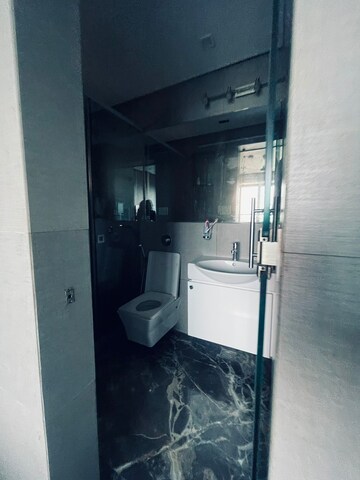 Bathroom in 3 BHK Apartment at Oberoi Realty Exquisite, Goregaon East – for Rent