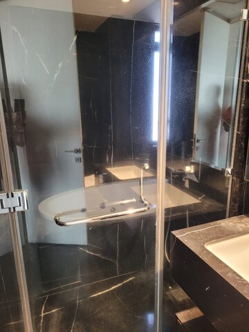Bathroom in 4 BHK Apartment at Lodha The Park, Worli – for Rent