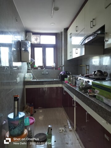 Kitchen in 1 BHK Apartment at Palm Residency Chhatarpur, Chattarpur – for Rent