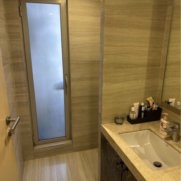 Bathroom in 2 BHK Apartment at Hiranandani Estate, Hiranandani Estate – for Rent