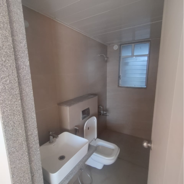 Bathroom in 2 BHK Apartment at Rohan Ananta, Mumbai Bangalore Highway – for Rent