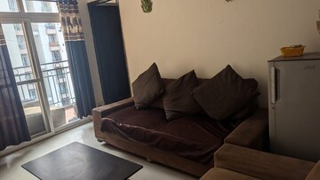 Living Room in 1.5 BHK Apartment at RG Residency, Sector 120 – for Rent