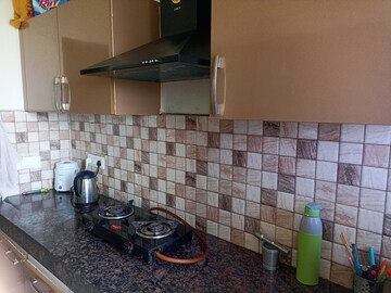 Kitchen in 3 BHK Apartment at Mapsko Paradise, Sector 83 – for Rent