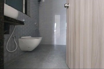 Bathroom in 1 BHK Apartment at Ashar Axis, Majiwada – for Rent