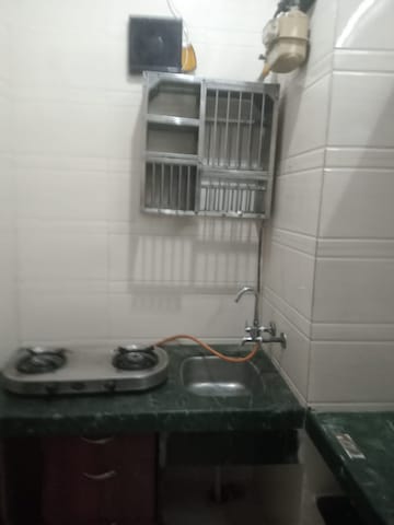 Kitchen in 1 BHK Apartment at Adarsh Nagar Society, Worli – for Rent