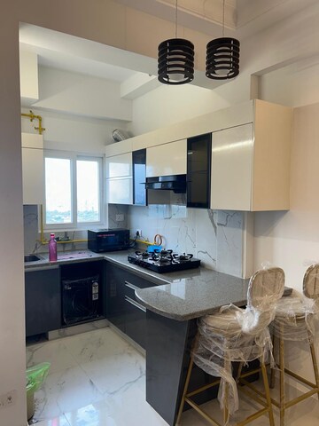 Kitchen in 3 BHK Apartment at Purvanchal Silver City II, Pi Greater Noida – for Sale