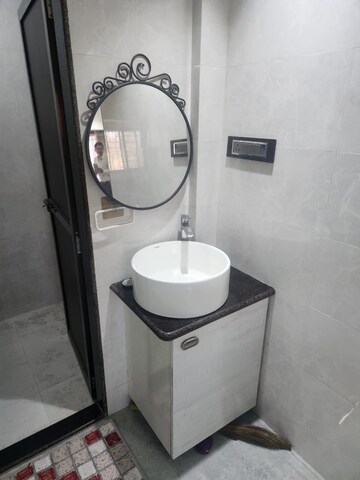 Bathroom in 1 BHK Apartment at Sapphire Lakeside, Powai – for Rent