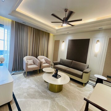 Living Room in 3.5 BHK Builder Floor at Ansal API Esencia, Sector 67 – for Sale