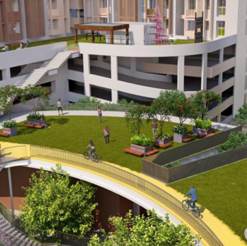 Balcony in 3 BHK Apartment at Mahindra Vista, Singh Agri Estate – for Sale