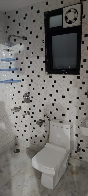 Bathroom in 3 BHK Builder Floor at Ansal Sushant Lok I, Sector 43 – for Rent