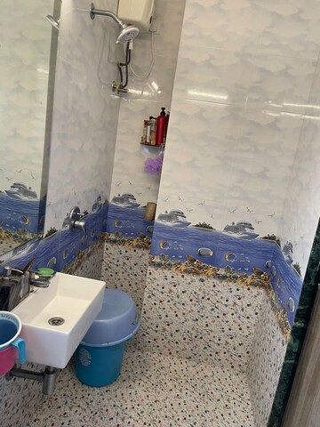 Bathroom in 2 BHK Apartment at Takshila CHS, Andheri East – for Rent