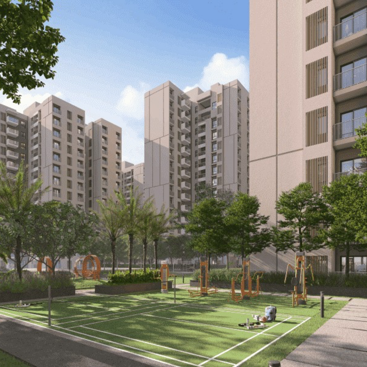 3 BHK 1699 Sq.Ft. Apartment in Srijan Optima