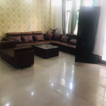 Living Room in 4 BHK Apartment at Aditya Palm Court, Vip Road – for Rent