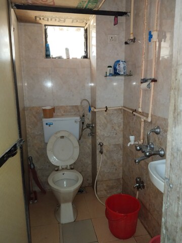 Bathroom in 1 BHK Apartment at Royal Cottage, Kharghar Sector 13 – for Rent