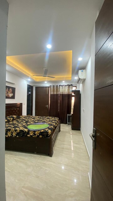 Bedroom in 2 BHK Builder Floor at Freedom Fighters Enclave – for Rent
