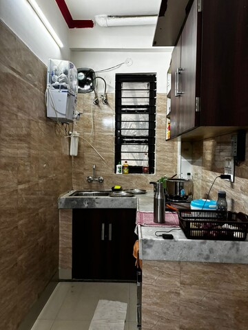 Kitchen in 2 BHK Builder Floor at Ansal Sushant Lok I, Sector 43 – for Rent