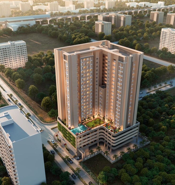 Balcony, lively-kalpavruksha-oneness 2 Bedroom 700 Sq.Ft. Apartment In Sector 19 Taloja Navi Mumbai 8165724