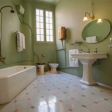 Bathroom in 3 BHK Builder Floor at Ashoka Enclave – for Sale