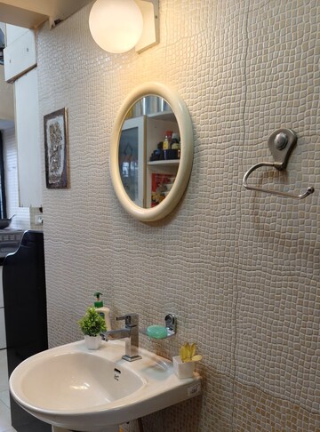 Bathroom in 3 BHK Apartment at T Bhimjyani Neelkanth Woods, Manpada – for Sale