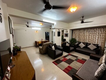 Living Room in 3 BHK Apartment at T Bhimjyani Neelkanth Woods, Manpada – for Sale