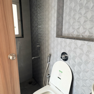Bathroom in 2 BHK Apartment at Ashar Axis, Subhash Nagar – for Rent