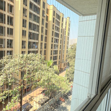Balcony in 2 BHK Apartment at Ashar Axis, Subhash Nagar – for Rent