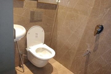 Bathroom in 3 BHK Apartment at Indiabulls Sky Forest, Lower Parel – for Rent