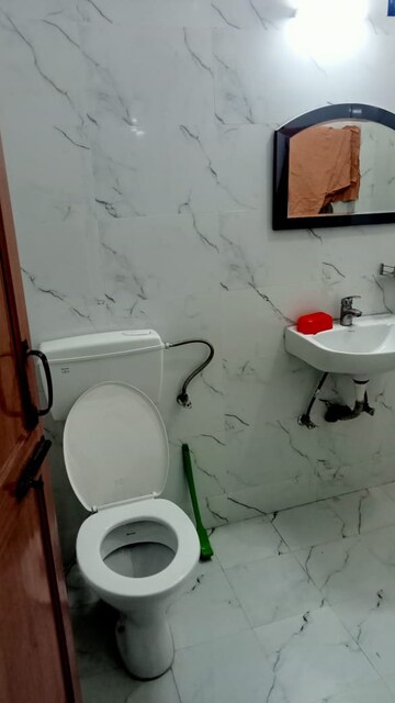 Bathroom in 2 BHK Builder Floor at Lajpat Nagar ii – for Rent