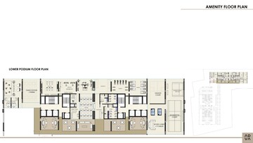 Floor Plan in 3 BHK Apartment at Pristine The Lords, Pashan – for Sale