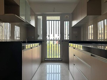 Kitchen in 4 BHK Apartment at Rustomjee Crown, Prabhadevi – for Rent