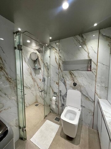 Bathroom in 3 BHK Apartment at Khar West – for Rent