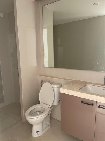 Bathroom in 3 BHK Apartment at Hiranandani Fortune City, New Panvel – for Rent