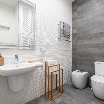 Bathroom in 4 BHK Builder Floor at Sector 37 – for Sale