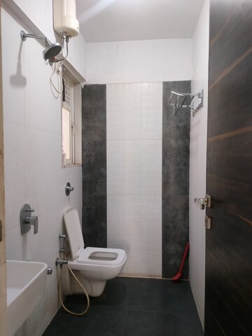 Bathroom in 1 BHK Apartment at Gurukrupa Marina Enclave, Malad West – for Rent