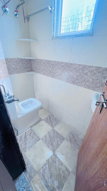 Bathroom in 3 BHK Builder Floor at Ansal Sushant Lok I, Sector 43 – for Rent