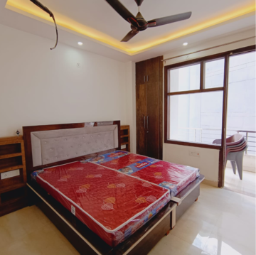 Bedroom in 3 BHK Builder Floor at Hong Kong Bazaar, Sector 56 – for Rent