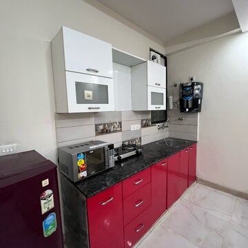 Kitchen in 1 BHK Builder Floor at Ansal Sushant Lok I, Sushant Lok I – for Rent
