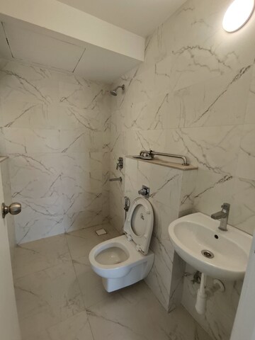 Bathroom in 1 BHK Apartment at Godrej The Trees, Vikhroli East – for Rent