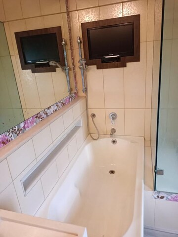 Bathroom in 3 BHK Apartment at Seven Bungalow, Andheri West – for Rent