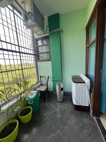 Balcony in 3 BHK Builder Floor at Saket – for Rent
