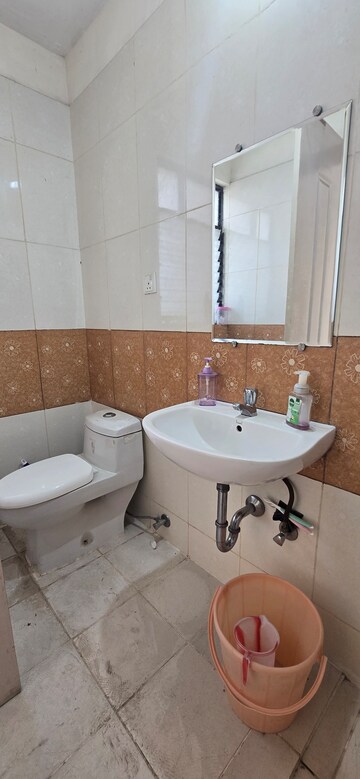 Bathroom in 3 BHK Apartment at Nanded City Shubh Kalyan, Nanded – for Rent