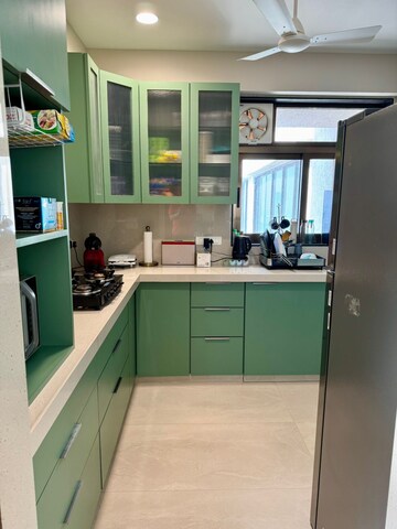 Kitchen in 3 BHK Apartment at Celestia Spaces, Sewri – for Rent