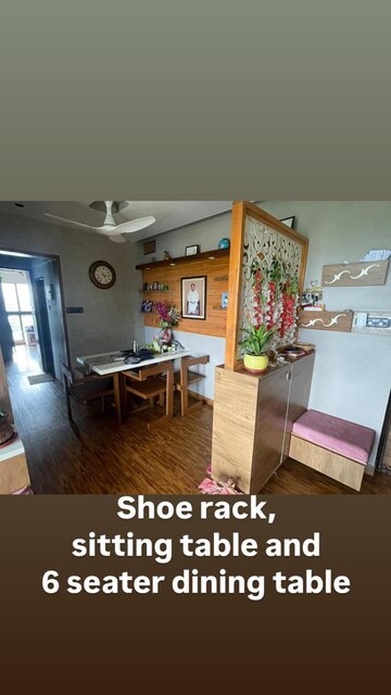 Living Room in 2 BHK Apartment at Rustomjee Meridian, Kandivali West – for Sale