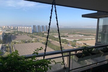 Balcony in 3 BHK Apartment at The Wadhwa The Address, Ghatkopar West – for Rent