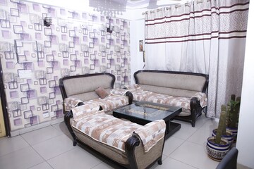Living Room in 2 BHK Apartment at Saviour Greenisle, Sain Vihar – for Rent