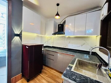 Kitchen in 2 BHK Builder Floor at Freedom Fighters Enclave – for Rent
